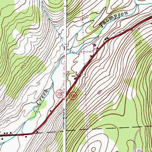 Topographic Map of Alishauskas Dairy, NY