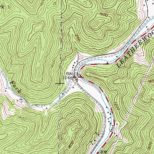 Topographic Map of Jesse Post Office (historical), KY