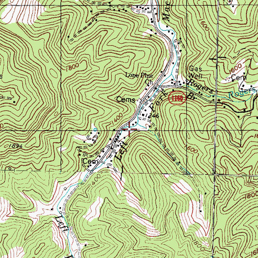 Topographic Map of Kirby Post Office (historical), KY