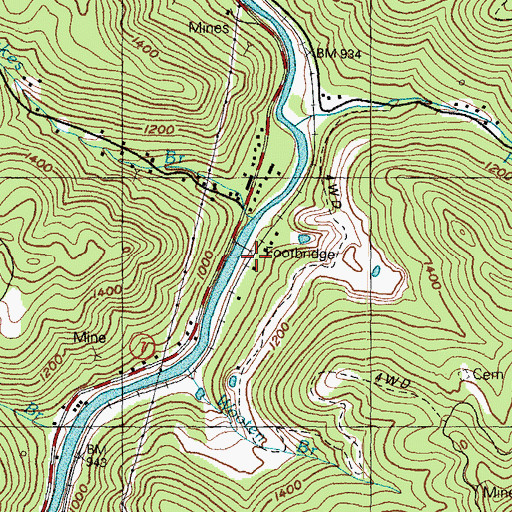 Topographic Map of Alloway Railroad Station (historical), KY
