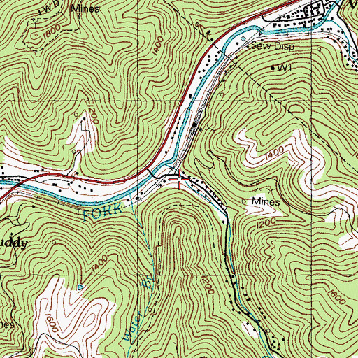 Topographic Map of School Number Six (historical), KY