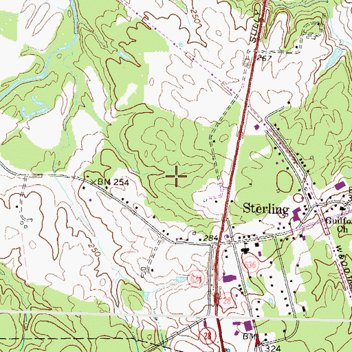 Topographic Map of Dulles 28 Centre, VA