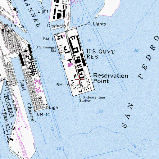 Topographic Map of Reservation Point, CA