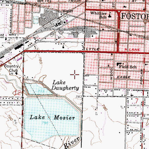 Topographic Map of Westgate Village Park, OH