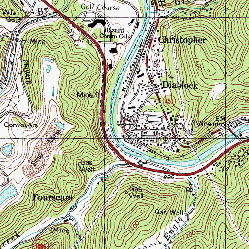 Topographic Map of Karles Railroad Station (historical), KY
