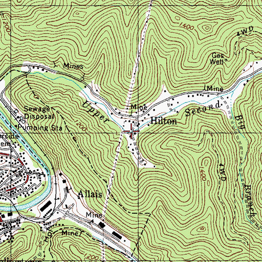 Topographic Map of Still House Branch, KY