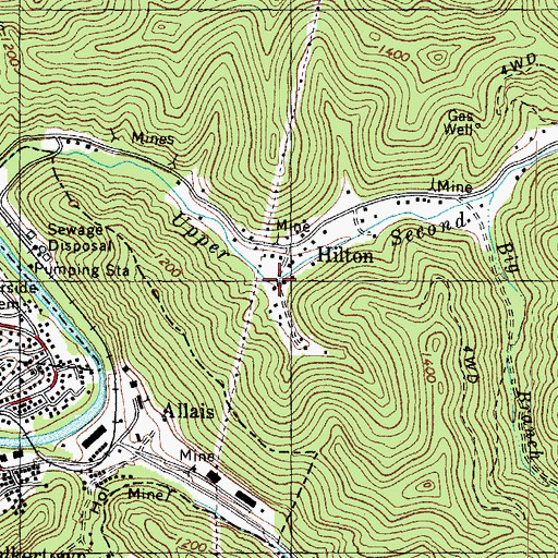 Topographic Map of Still House Hollow, KY