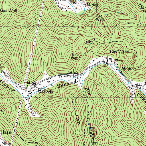Topographic Map of Cornett School (historical), KY