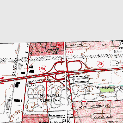 Topographic Map of Delaware Drive-In (historical), NY