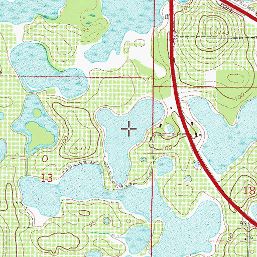 Topographic Map of Royal Lake, FL