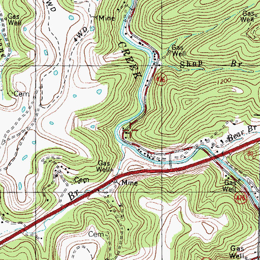 Topographic Map of Engle School (historical), KY