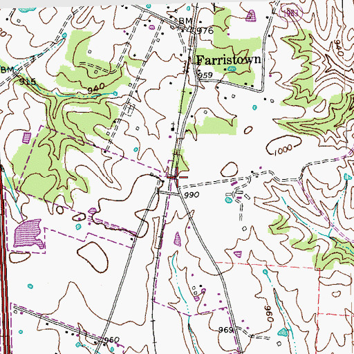 Topographic Map of Mayde Railroad Station (historical), KY