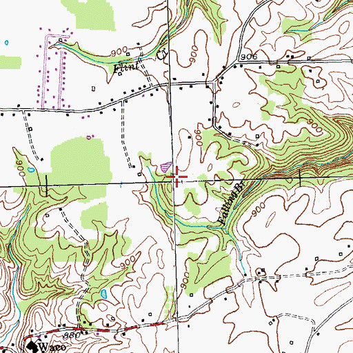 Topographic Map of College Hill Post Office (historical), KY