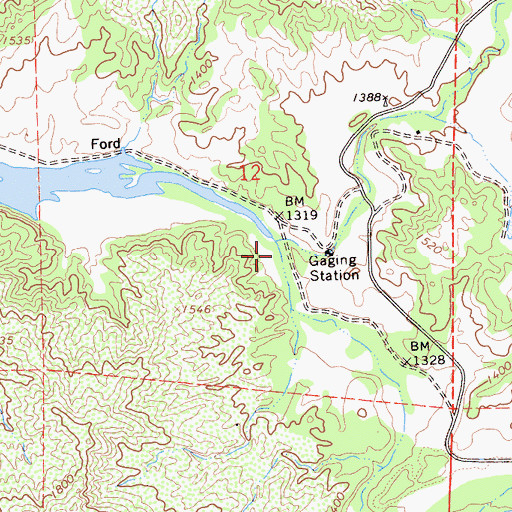 Topographic Map of Toro Creek, CA