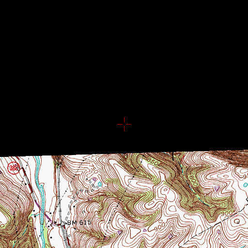 Topographic Map of Shearer Railroad Station (historical), KY