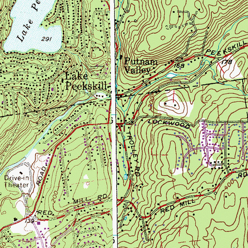 Topographic Map of Oregon, NY