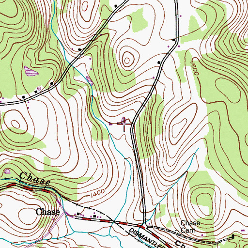 Topographic Map of Sunny Slope Farm, NY