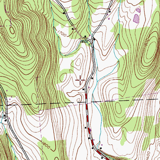 Topographic Map of Willy's Farm, NY