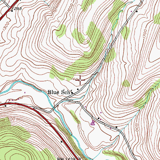 Topographic Map of Milk And Maple Farm, NY