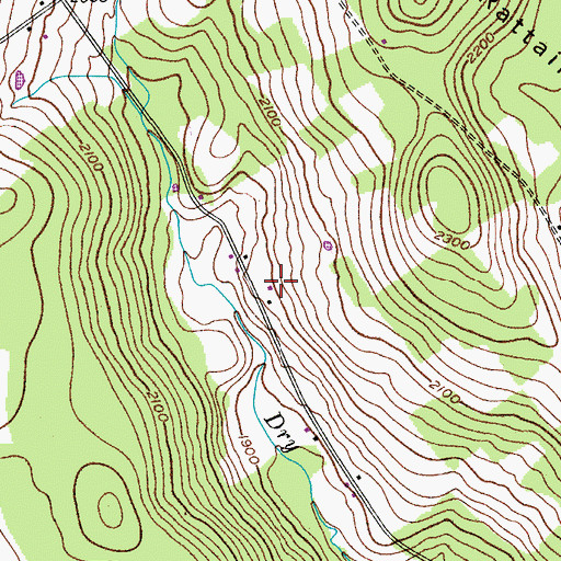 Topographic Map of West Wind Farm, NY