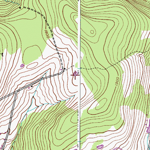 Topographic Map of Pond View Koi Farm, NY
