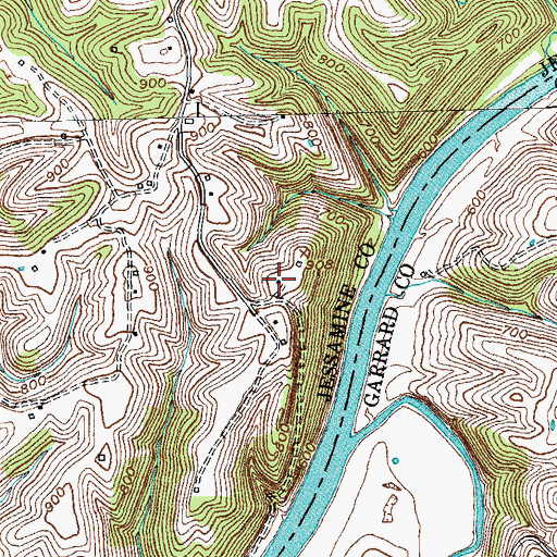 Topographic Map of Fairview (historical), KY