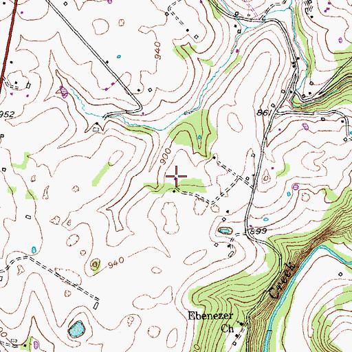 Topographic Map of Jessamine Mills (historical), KY