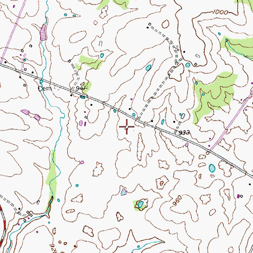 Topographic Map of Altamont Farm (historical), KY