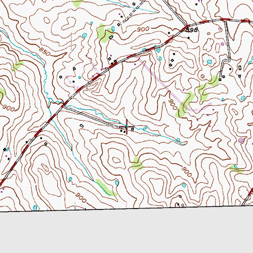 Topographic Map of Elmwood Farm (historical), KY