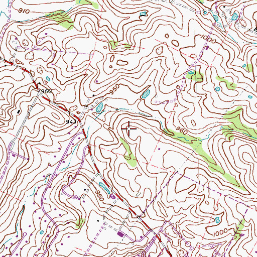 Topographic Map of Elm Cove Farm (historical), KY
