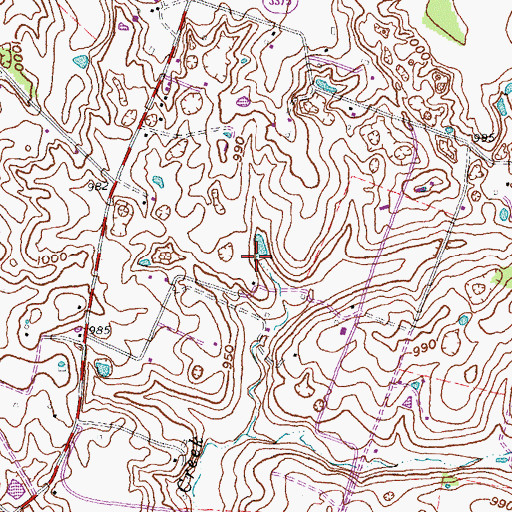 Topographic Map of Cogars Spring, KY