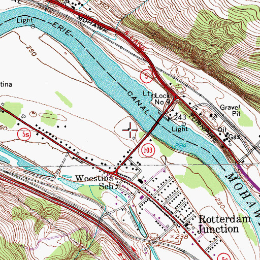 Topographic Map of Riverview Drive-In (historical), NY