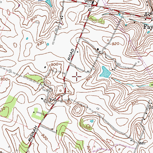 Topographic Map of Glen Lake Farm (historical), KY
