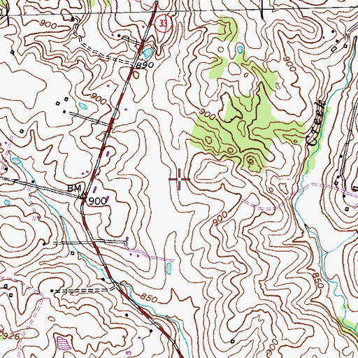 Topographic Map of Hughes Mill (historical), KY