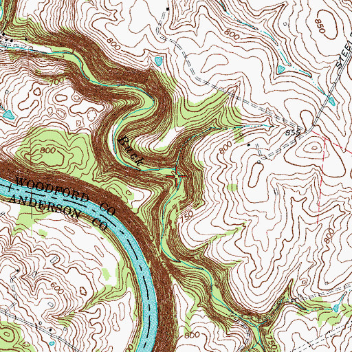 Topographic Map of Eplers Mills (historical), KY