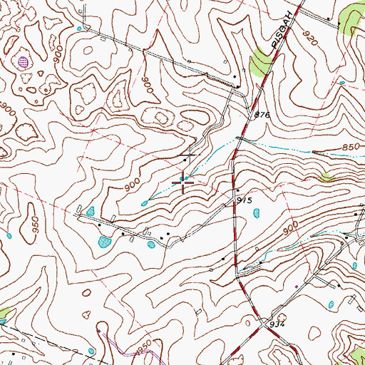Topographic Map of Maple Grove Farm (historical), KY