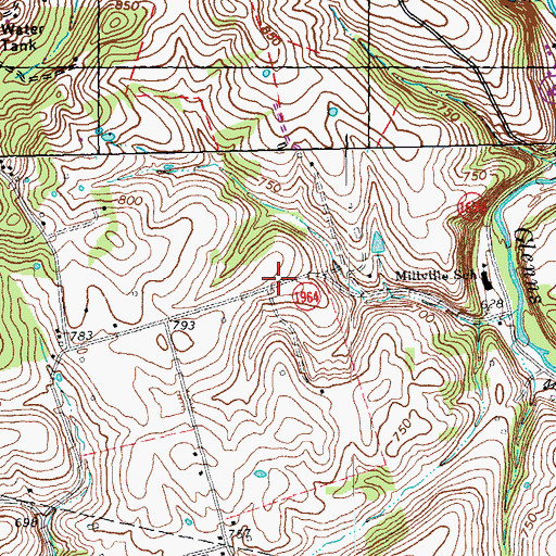 Topographic Map of Old Stone Church (historical), KY