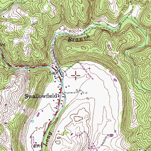 Topographic Map of Stillwater Campground (historical), KY