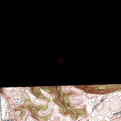 Topographic Map of Boones Fork Railroad Station (historical), KY