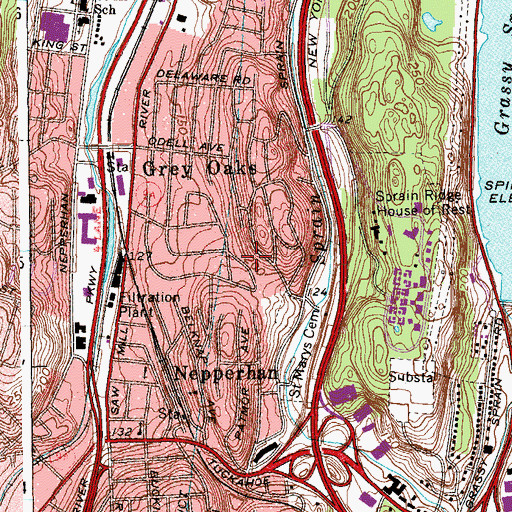 Topographic Map of Joseph Kardash Parklet, NY