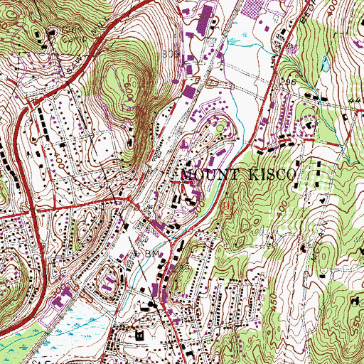 Topographic Map of Kirbyville, NY