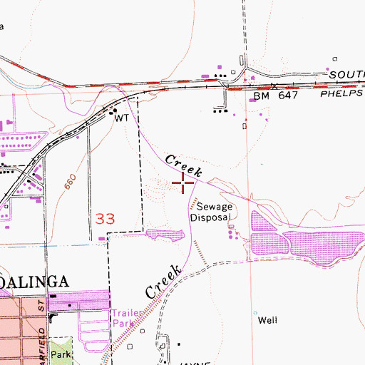 Topographic Map of Warthan Creek, CA