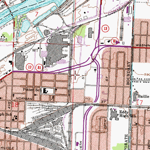 Topographic Map of Unity Park, MI