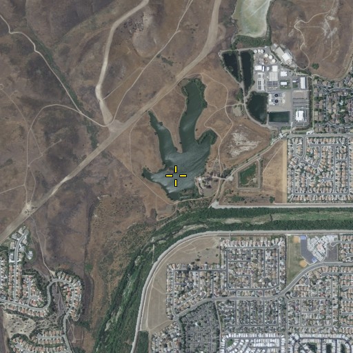 Aerial/Satellite Image of Whelan Lake, CA