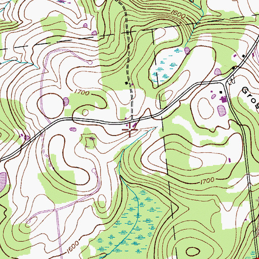 Topographic Map of Buckhill Farm, NY