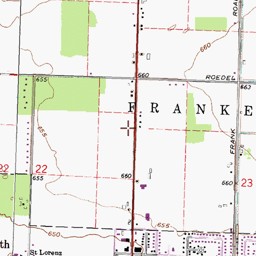 Topographic Map of Covenant Health Care, MI