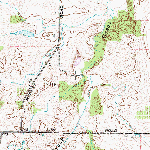 Topographic Map of Victor Christmas Tree Farm, NY