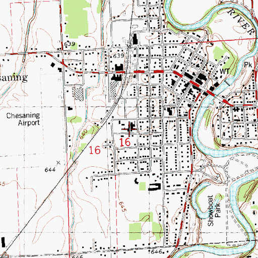 Topographic Map of Our Lady of Perpetual Help School, MI