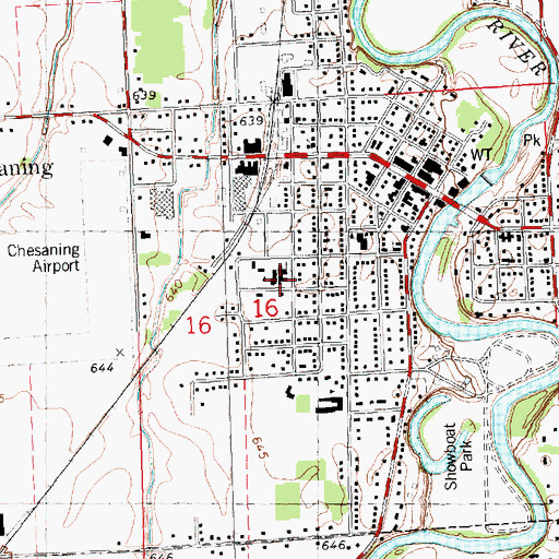 Topographic Map of Our Lady of Perpetual Help Church, MI