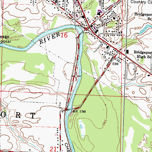 Topographic Map of Lyle Park, MI